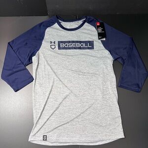 ***NWT***Men’s Under Armour 3/4 Sleeve Athletic Baseball Shirt
